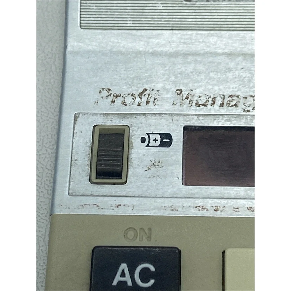 Texas Instruments BA-20 Vintage‎ Carl Buddig Calculator Profit Manager Solar
